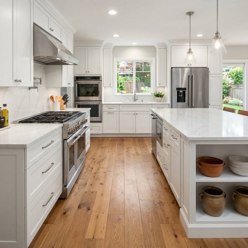 Modern White Kitchen